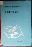 MIHAIL EMINESCU-POESIAS/BUENOS AIRES1958/DEDICATIE+DESEN RAFAEL ALBERTI&amp;M.T.LEON