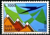 San Marino 1972 - Posta aeriana 1v.neuzat,serie completa,perfecta stare(Z)