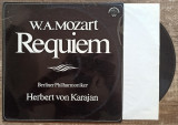 W. A. Mozart, Requiem, Berliner Philharmoniker, Herbert von Karajan// disc vinil, Clasica, electrecord