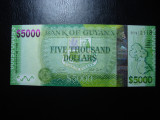 GUYANA 5000 DOLLARS UNC