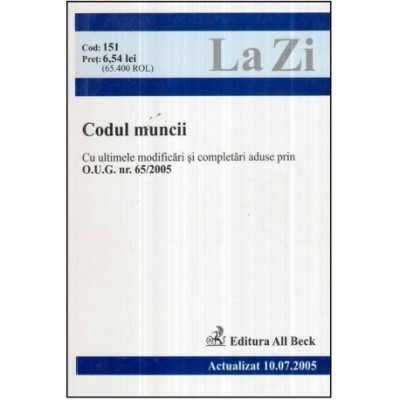 - Codul muncii - 120833 foto