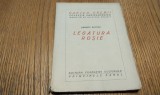 LEGATURA ROSIE - Emanoil Bucuta - Editura Fundatiei Culturale Princepele Carol, CARTEA VREMII 1 Colectia Enciclopedica, 1925, 96 p.
