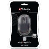 Mouse Wireless Laser GO Nano, Verbatim