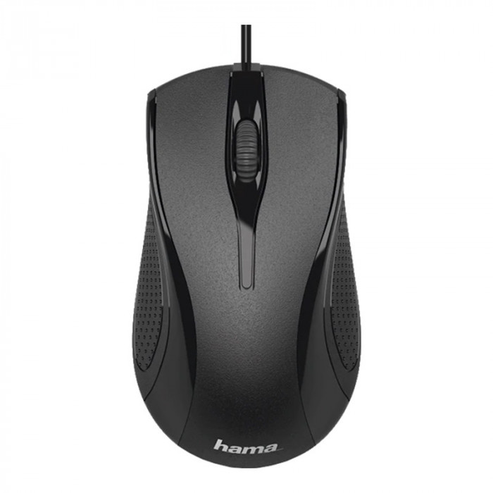 Mouse optic MC-200 Hama, 1200 dpi, 3 butoane, Negru