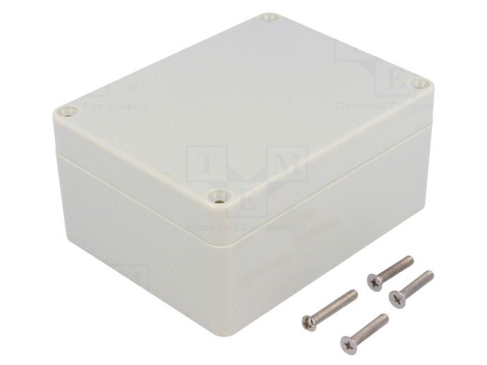 Carcasă universală ABS gri IP65
