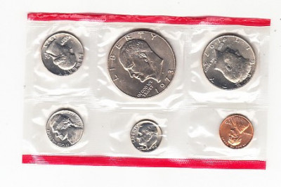 D12 - Set monede - America - emise in anul 1973 - emis la monetaria Denver foto