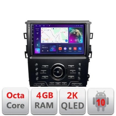 Navigatie Mondeo MK5 SYNC2 si SYNC 3 2015-2022 Android Octa Core Ecran 2K QLED GPS 4G 4+32GB 360 KIT-377-sync+EDT-E409-2K CarStore Technology foto