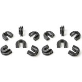 Clips grila fata Volkswagen Transporter (T4)/Caravelle/Multivan, 07.1990-03.2003, grila radiator si inferior carcasa, 10 buc.