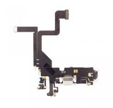 Flex Incarcare iPhone 14 Pro, Silver, Mufa Incarcare, Piese Schimb