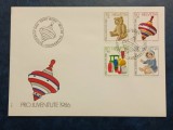 Elvetia 1986 - jucarii, serie pe FDC
