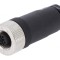 Conector Ethernet M12 PIN 4 Mama