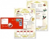 Scrisoare pentru Mos Craciun + plic personalizat