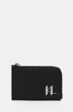 Karl Lagerfeld portofel K/PLAK bărbați, culoarea negru, 246M3214