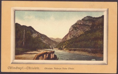 3107 - CALIMANESTI, Valcea, RAMA, Defileul Oltului - old postcard - unused foto