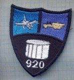 AX 1231 EMBLEMA AVIATIE-ESCADRILA 920 ?-BAZA 920 ?-PENTRU COLECTIONARI