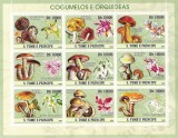 S. TOME E PRINCIPE 2008 - Ciuperci / colita MNH, Nestampilat