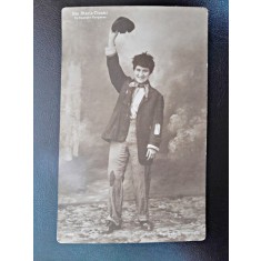 Carte postala, Maria Cinski in Contele Cersetor, inceput de secol XX
