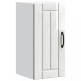 Dulap Bucatarie Gossi Lucca, Lemn Prelucrat Alb Lucios, 30x31x60cm, Montare pe Perete