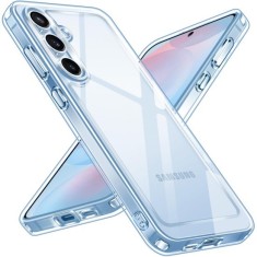 Husa Anti soc, transparenta compatibila cu Samsung Galaxy S25 Plus