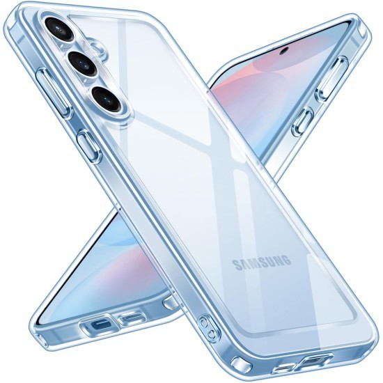 Husa Anti soc, transparenta compatibila cu Samsung Galaxy S25