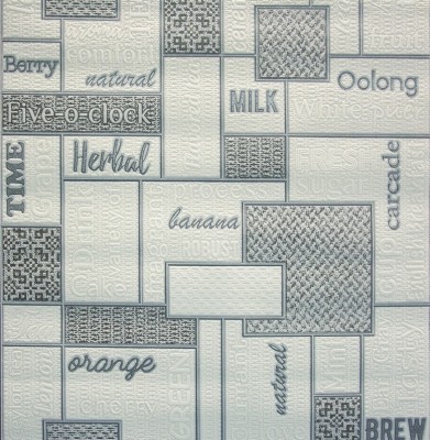 Tapet bucatarie, scris, modern, lavabil, alb, gri, Palitra, HC11022-14 foto
