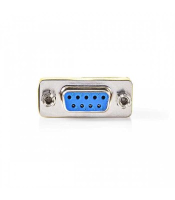 Adaptor D-SUB serial RS232 9 pini mama - 9 pini mama metal Nedis foto