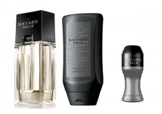 Set 3 prod. Black Suede Touch:Apa toaleta 125ml, Gel dus si Deo roll-Avon foto