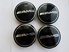 Capace jante aliaj Mercedes AMG set 4 buc 75mm diametru foto