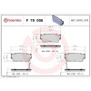 Placute frana Suzuki Vitara (Et Ta Td) 07.88-08.99, Vitara Cabrio (Et Ta) 07.88-10.02, X-90 (El) 09.95-12.97, Fata, BREMBO
