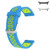 Curea din silicon compatibila cu Samsung Galaxy Watch Ultra2, Telescoape QR, 22mm, Electric Green