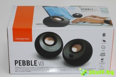 Creative Pebble V3 Bluetooth 5.0, 8W RMS Speakers тонколони foto