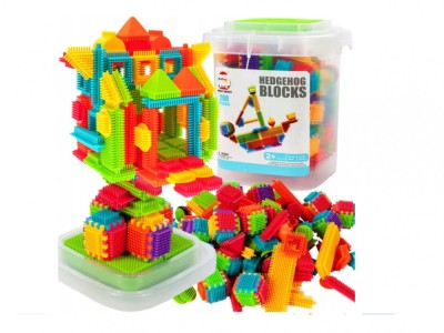 Set blocuri de constructie, 200 elemente, Malplay 108218 foto