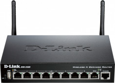 ROUTER D-LINK wireless. N VPN, 8 porturi Gigabit, 2 antene externe, 45Mbps Firewa60, 35Mbps VPN, 20.000 sesiuni concurente, 25 VPN tunnels &amp;quot;DSR-250N&amp;quot; foto
