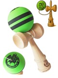 Cumpara ieftin Kendama profesionala, Bila din lemn cu strat de silicon, Samurai + Sticker pentru telefon, 56KD