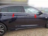Set de 4 ornamente chedere/geamuri crom pentru Opel Insignia B Berlina din 2017