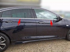 Set de 4 ornamente chedere/geamuri crom pentru Opel Insignia B Berlina din 2017
