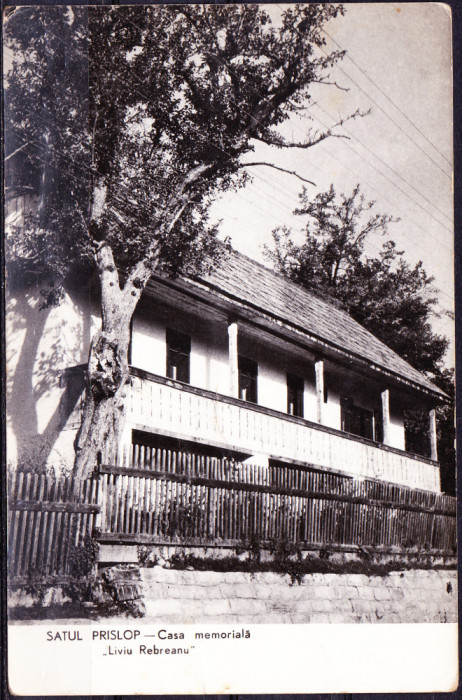 AMS - ILUSTRATA 933 PRISLOP - CASA MEMORIALA LIVIU REBREANU, CIRCULATA