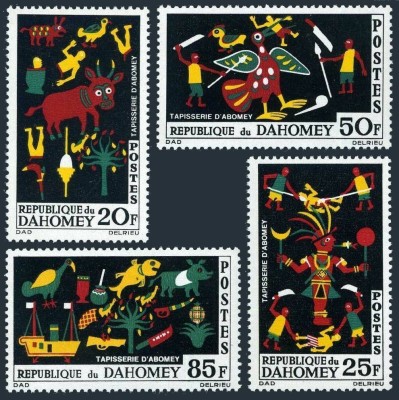 DAHOMEY, ARTĂ - SERIE COMPLETĂ MNH foto