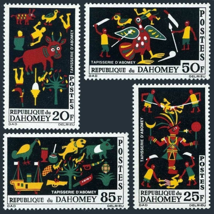 DAHOMEY, ARTĂ - SERIE COMPLETĂ MNH