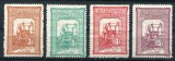 1906 , Lp 58 , TESATOAREA , emisiune de binefacere - serie cu urme de sarniera , MH