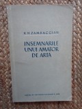 Insemnarile unui amator de arta - K. H. Zambaccian