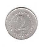 Moneda Ungaria 2 forint/forinti 1966, stare buna, curata