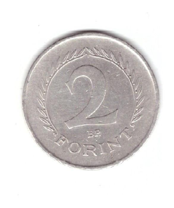 Moneda Ungaria 2 forint/forinti 1966, stare buna, curata