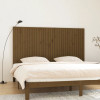 Tablie de pat pentru perete, maro miere, 204x3x110 cm, lemn pin GartenMobel Dekor, vidaXL