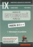 Carmen Minca, Radu Boriga - Manual de informatica. Profilul real. Clasa a IX-a