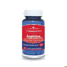 Aspirina Naturala Cardio Prim 30 capsule Herbagetica foto