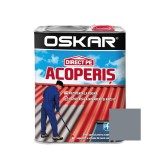 Vopsea alchidica Direct pe acoperis Oskar, exterior, gri metal, 2.5 L
