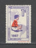 Uruguay.1967 40 ani Institutul Interamerican ptr. copii GZ.143
