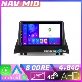 Navigatie Renault Megane 2 KIT 098 EDOTEC-LITE Android Ecran 720P Octa Core 4 64 Carplay