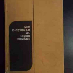 Mic Dictionar Al Limbii Romane - Ana Canarache Vasile Breban ,540696